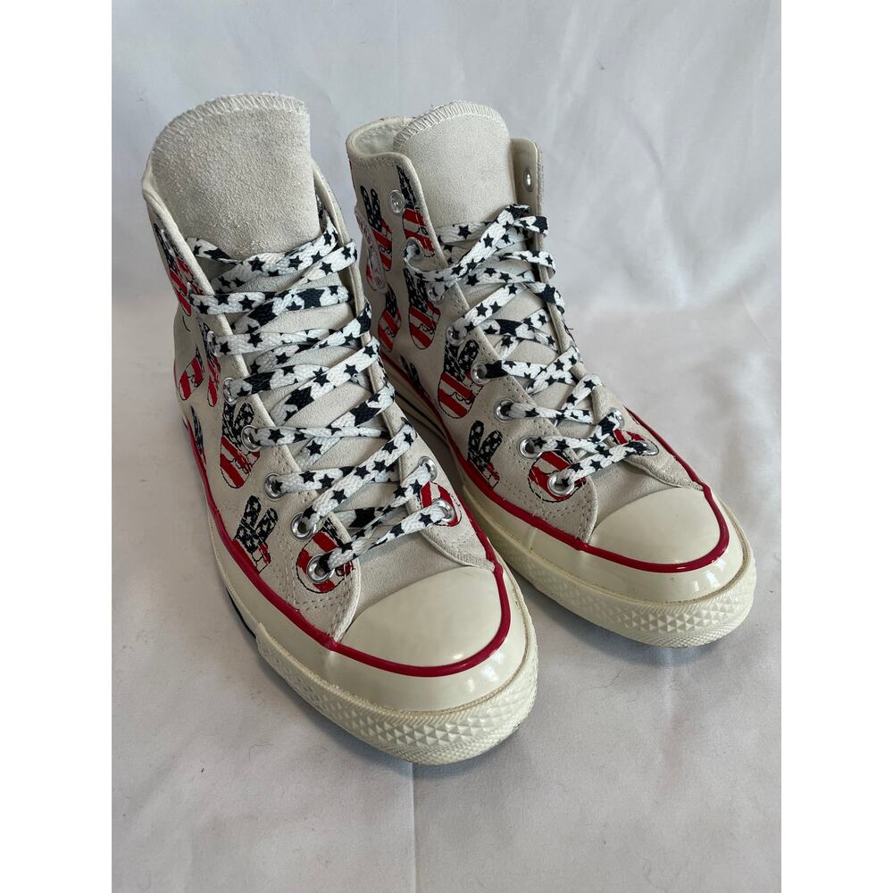 Election Day Leather High Top All Star Converse Size 8M/10W